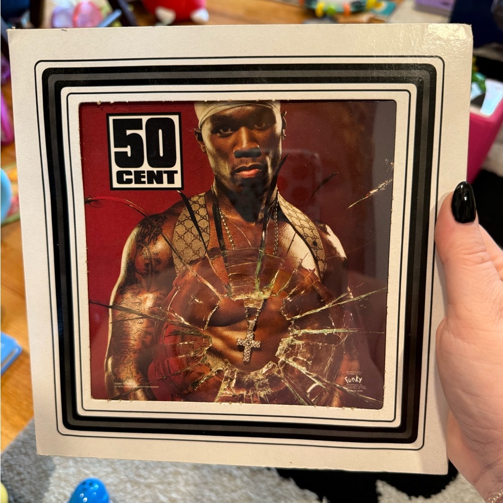 Vintage Funky Enterprises 50 Cent Photo Cardboard Frame